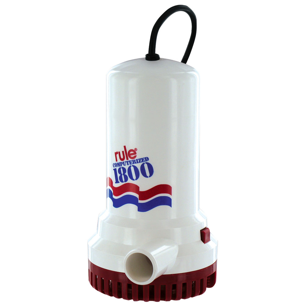 Rule 1800 Sump/Utility Pump w/8' Cord - 110V Automatic 1 Rule 1800 Sump/Utility Pump w/8' Cord - 110V Automatic product image