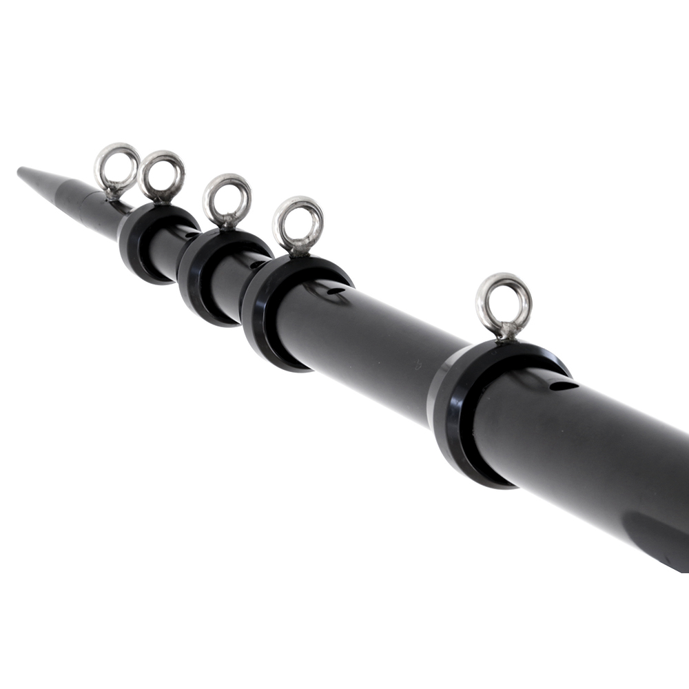 Tigress XD Telescoping Aluminum Outrigger Poles - 15' - 1-1/2" OD Black 1 Tigress XD Telescoping Aluminum Outrigger Poles - 15' - 1-1/8" OD Black product image