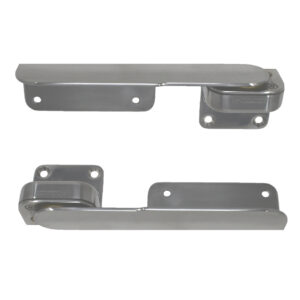 TACO Command Ratchet Hinges - 9-3/8" - Polished 316 Stainless Steel - Pair product image