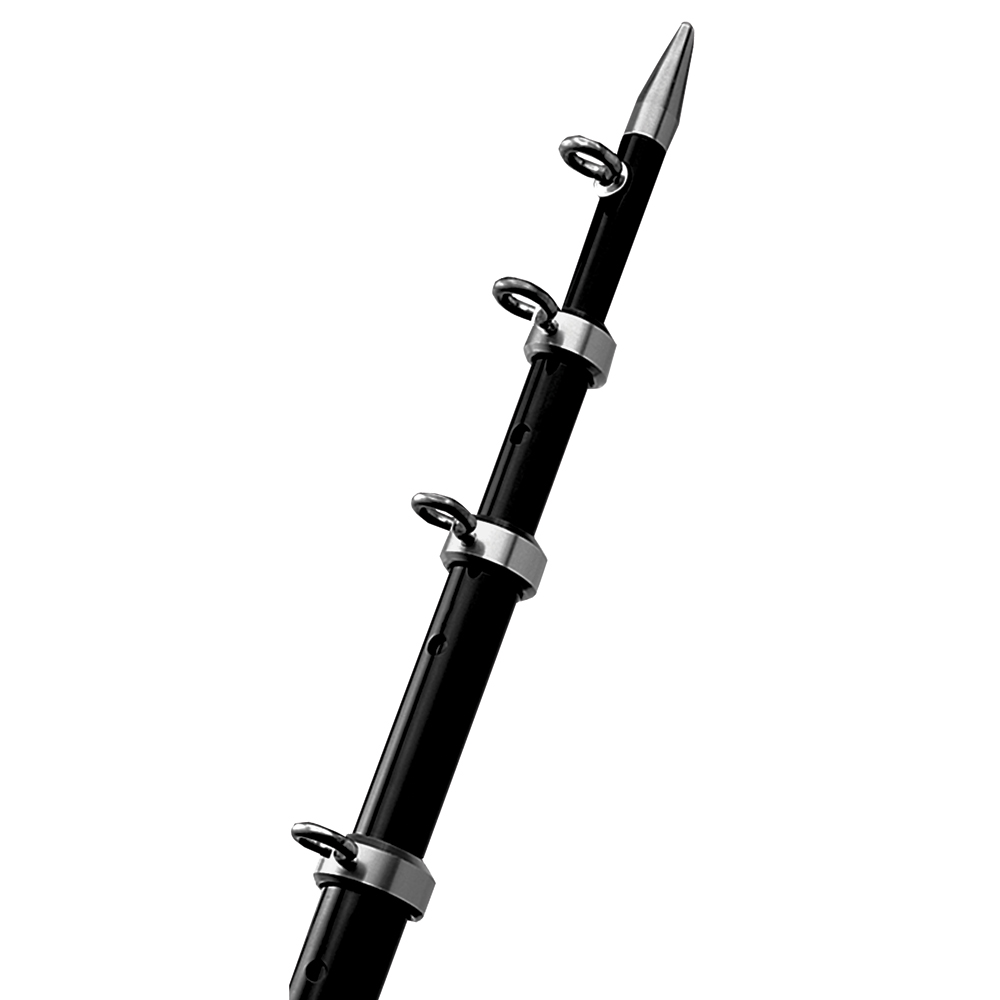 TACO 8' Black/Silver Center Rigger Pole - 1-1/8" Diameter 1 TACO 8' Black/Silver Center Rigger Pole - 1-1/8" Diameter product image
