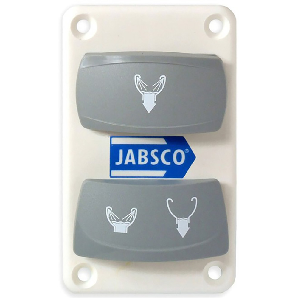 Jabsco Dual Rocker Switch Panel 1 Jabsco Dual Rocker Switch Panel product image