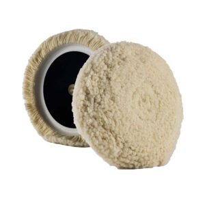 Lake Country Curved Edge 100% Steamed Twisted Wool Pad 7.5" x 1.5" product image