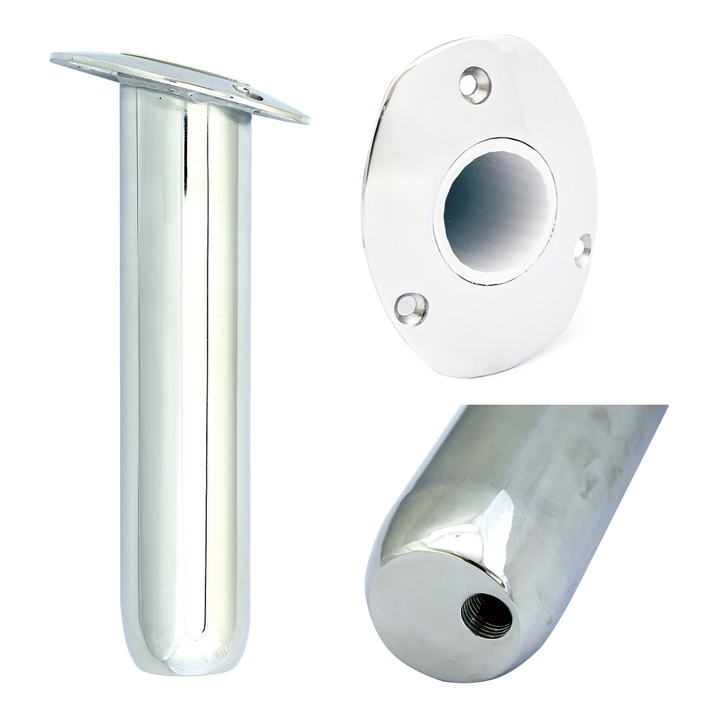 Tigress Oval Head Closed Base Rod Holder - 0° - 9" 1 Tigress Oval Head Closed Base Rod Holder - 0° - 9" product image