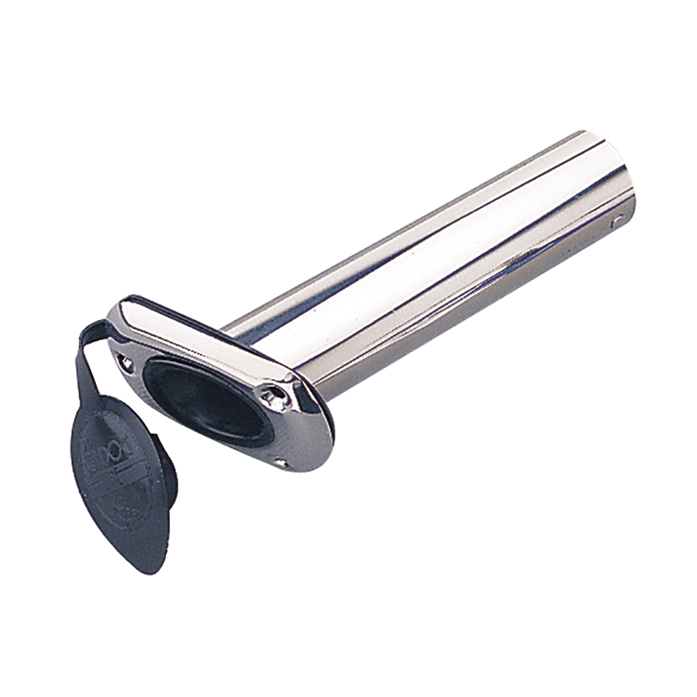 Sea-Dog Stainless Steel Flush Mount Rod Holder w/Cap - 30° 1 Sea-Dog Stainless Steel Flush Mount Rod Holder w/Cap - 30° product image