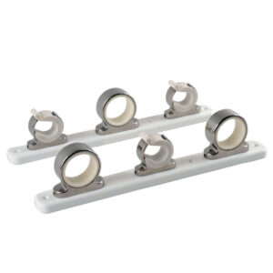 TACO 3-Rod Hanger w/Poly Rack - Polished Stainless Steel product image