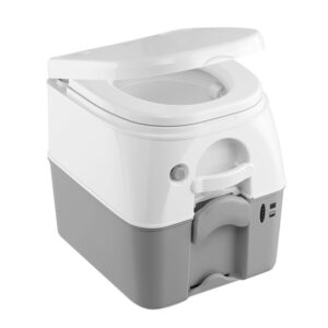 Dometic™ 975 MSD Portable Toilet w/Mounting Brackets - 5 Gallon - Grey product image