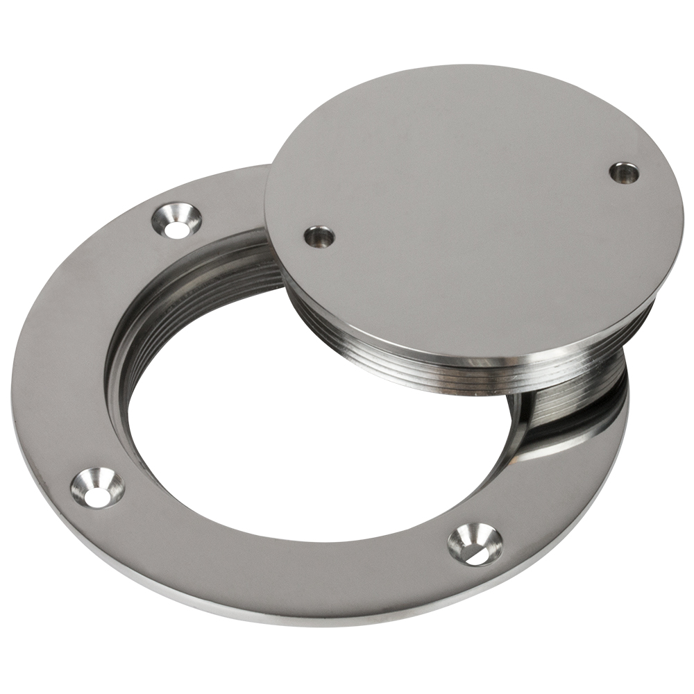 Sea-Dog Stainless Steel Deck Plate - 3" 1 Sea-Dog Stainless Steel Deck Plate - 3"