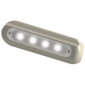 TACO 4-LED Deck Light - Flat Mount - White Housing product image
