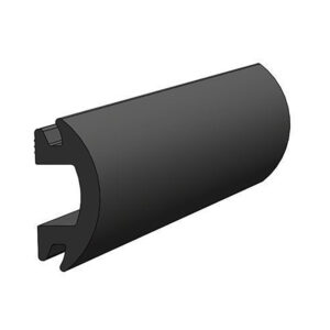 TACO 70' Flexible Black Rub Rail Insert 1-3/16" x 1/2" product image