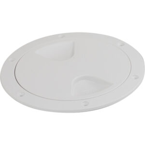 Sea-Dog Screw-Out Deck Plate - White - 6" product image