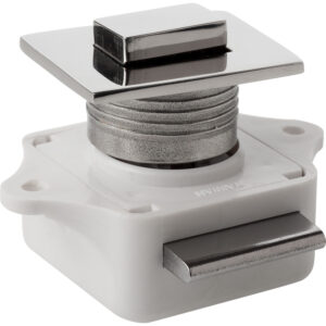 Sea-Dog Push Button Rim Latch - Square - Stainless Steel/Plastic Housing product image