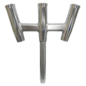 Tigress GS Trident Rod Holder - Straight Butt - Polished Alumunim product image