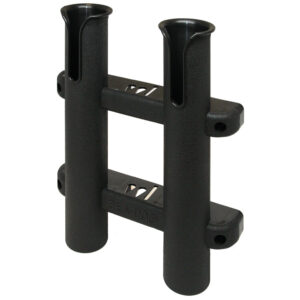 Sea-Dog Two Pole Side Mount Rod Storage Rack - Black product image