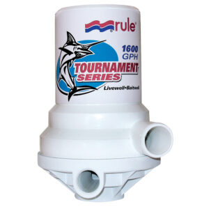 Rule Tournament Series 1600 GPH Livewell Pump Dual Port product image