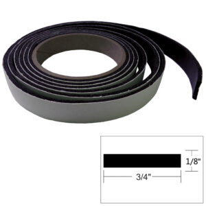 TACO Hatch Tape 8'L x ⅛"H x ¾"W - Black product image