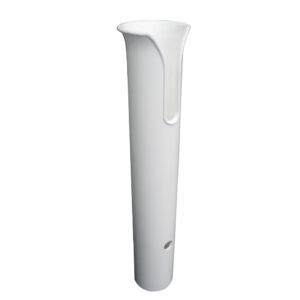 TACO Poly Thru-Bolt Rod Holder w/Mounting Holes - No Hardware - White product image