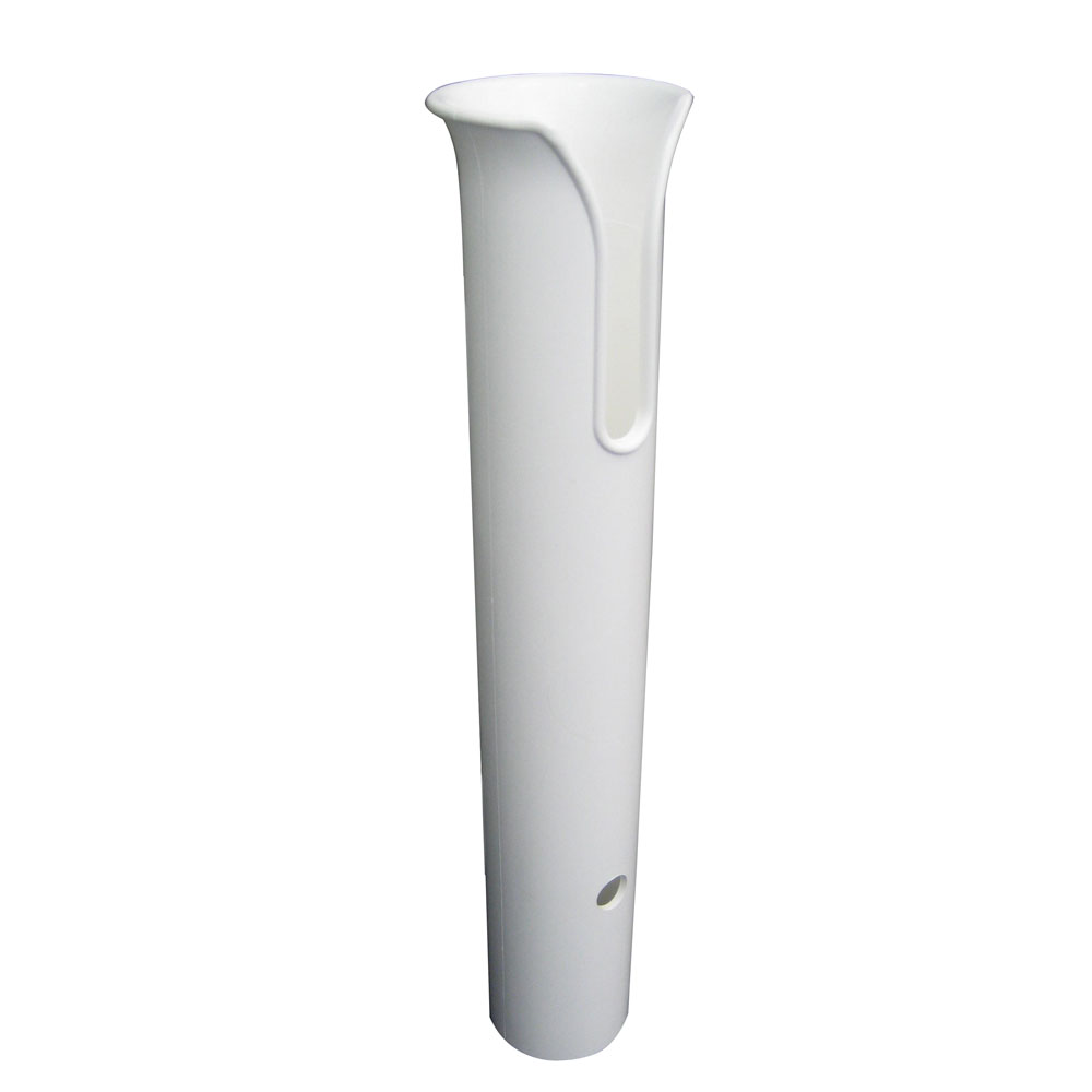 TACO Poly Thru-Bolt Rod Holder w/Mounting Holes - No Hardware - White 1 TACO Poly Thru-Bolt Rod Holder w/Mounting Holes - No Hardware - White product image