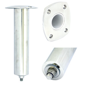 Tigress 4 Hole Swivel Rectangular Head Rod Holder - 0° - 10-1/2" product image