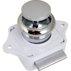 Sea-Dog Push Button Rim Latch - Chrome Plated Brass product image