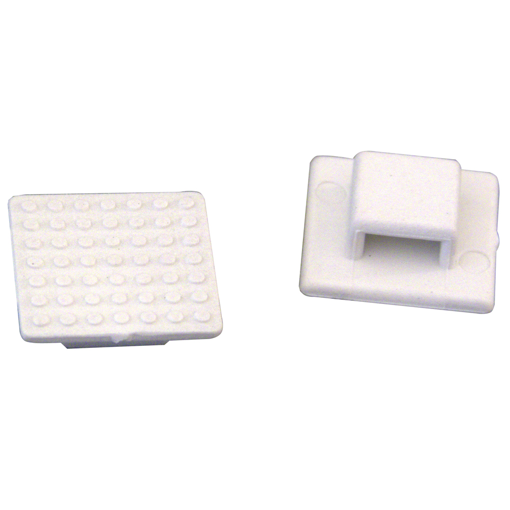 Weld Mount AT-3 Small White Nylon Wire Tie Mount - Qty. 50 1 Weld Mount AT-3 Small White Nylon Wire Tie Mount - Qty. 50 product image