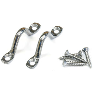 Tigress Stainless Steel Pad Eyes w/Stainless Steel Screws product image