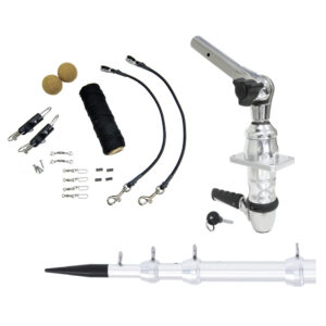Tigress XD Top Mount System - 15' - Silver Outriggers Elite Rigging Kit product image