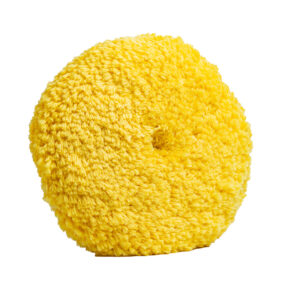 Lake Country Yellow Twisted Acrylic & Wool Pad 8" x 1.5" Quick Disconnect product image