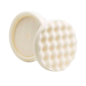 Lake Country White Compounding Waffle Pro Recessed Pad 8" x 1.5" product image