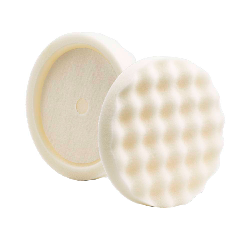 Lake Country White Compounding Waffle Pro Recessed Pad 8" x 1.5" 1 Lake Country White Compounding Waffle Pro Recessed Pad 8" x 1.5" product image