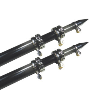 TACO 16' Carbon Fiber Outrigger Poles - Pair - Black product image
