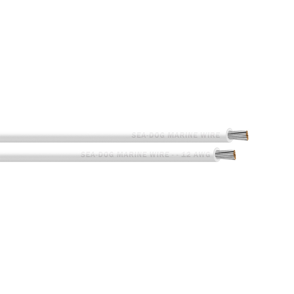 Sea-Dog 12 AWG White Primary Wire - 100' 1 Sea-Dog 12 AWG White Primary Wire - 25' product image