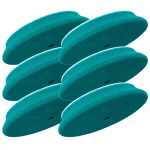 RUPES D-A Intermediate Foam Polishing Pad 40 mm – Light Blue — 6-Pack