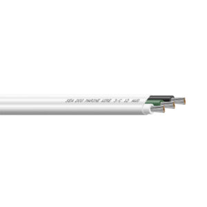 Sea-Dog 12/3 AWG Flat Triplex Wire - White/Green/Black - 25' product image
