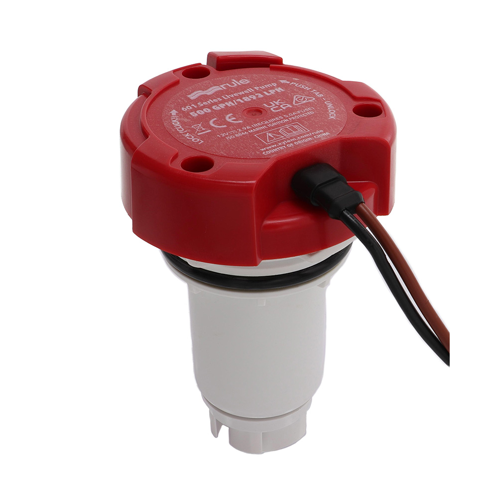 Rule 500 GPH Livewell Pump Replacement Motor Cartridge 1 Rule 500 GPH Livewell Pump Replacement Motor Cartridge product image