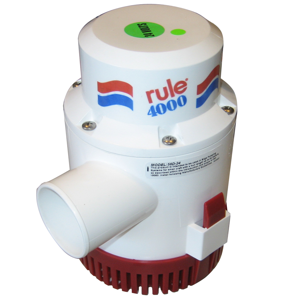 Rule 4000 Non-Automatic Bilge Pump - 24V 1 Rule 4000 Non-Automatic Bilge Pump - 24V product image