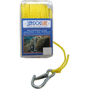 Sea-Dog Poly Pro Anchor Line w/Snap - 1/4" x 50' - Yellow product image