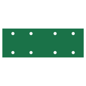 RUPES PROCUT Film Abrasive Sheets 70 mm x 200 mm (2.75" x 7.8") – 8 Hole – P320 Grit — Box of 100 Pieces