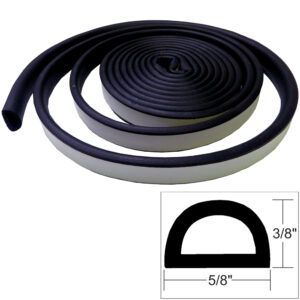 TACO Weather Seal - 10'L x ⅜"H x ⅝"W - Black product image