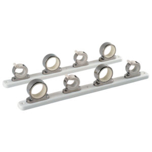 TACO 4-Rod Hanger w/Poly Rack - Polished Stainless Steel product image