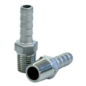 Tigress Stainless Steel Pipe to Hose Adapter - 1/4" IPS product image