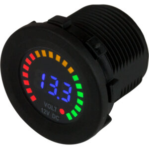 Sea-Dog Rainbow Display Digital Voltmeter - Injection Molded Nylon - 5V-15VDC product image