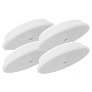 RUPES D-A Ultra Fine Polishing Foam Pad 70 mm – White — 4-Pack
