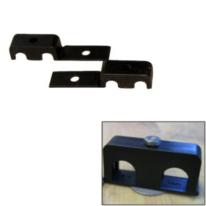 Weld Mount Double Poly Clamp f/1/4" x 20 Studs - 3/8" OD - Requires 1" Stud - Qty. 25 product image