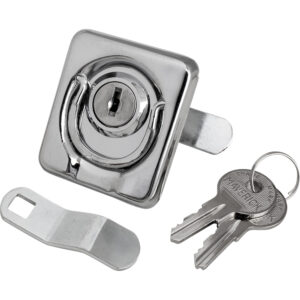 Sea-Dog Surface Mount Locking Ring Pull - Stamped 304 Stainless Steel/Die Cast Zinc Lock product image