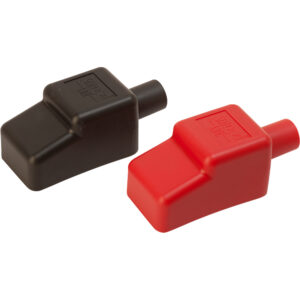 Sea-Dog Battery Terminal Covers - Red/Back - 1/2" product image