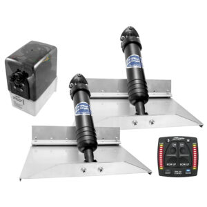 Bennett Marine 12x9 Hydraulic Trim Tab System w/One Box Indication product image