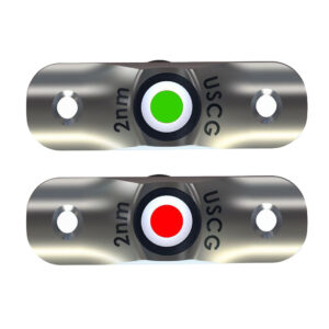 TACO Rub Rail Mounted LED Navigation Light Set - 2-1/2" product image