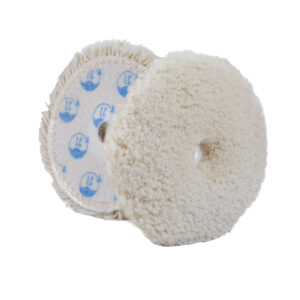 Lake Country Marine Wool Cutting Flat Pad - White - 6" x 1" product image