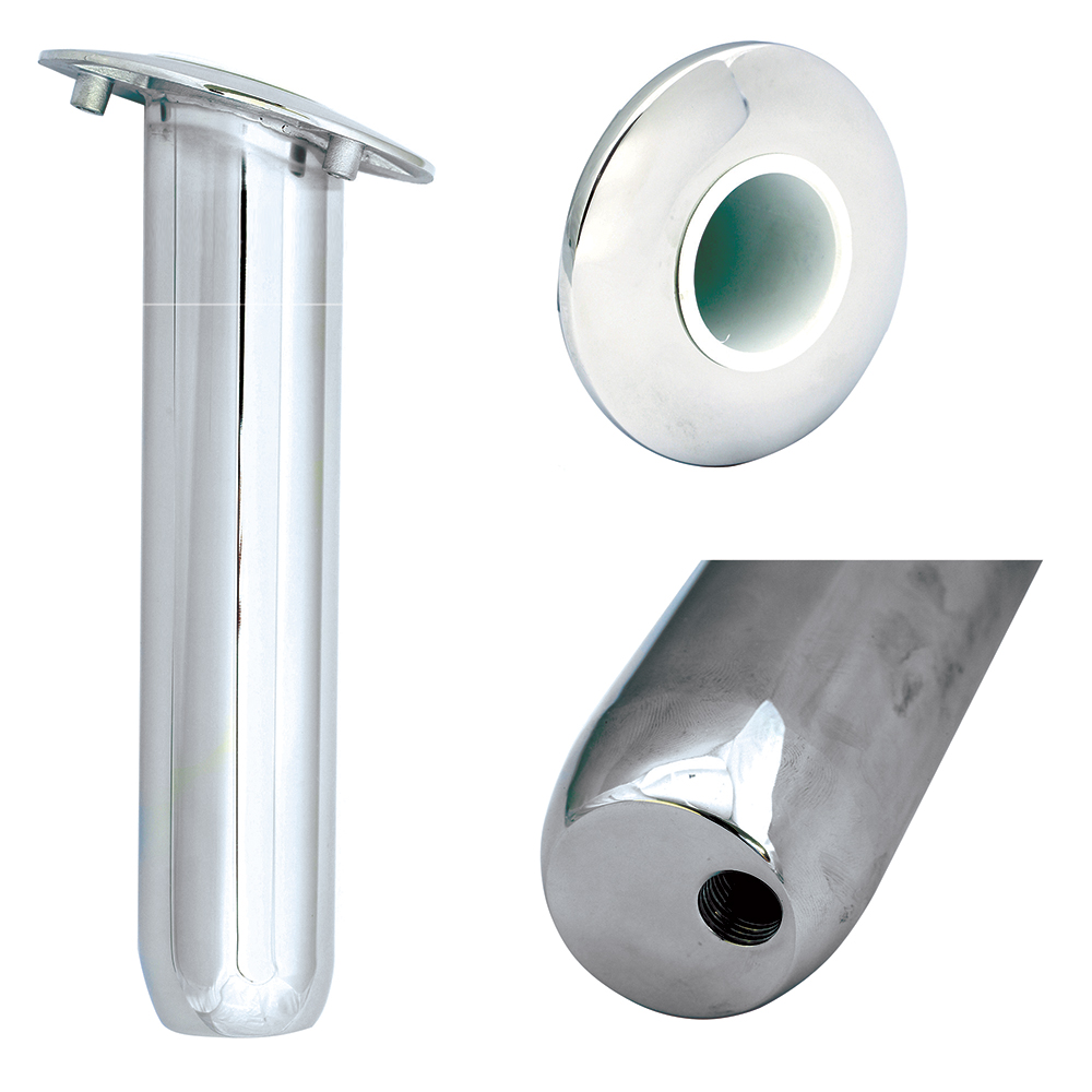 Tigress Blind Mount Round Head Closed Base Rod Holder - 30° - 9" 1 Tigress Blind Mount Round Head Closed Base Rod Holder - 30° - 9" product image