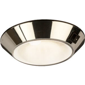 Sea-Dog Chrome Plastic LED Dome Light 4" Day/Night - Clear/Red Bulb product image